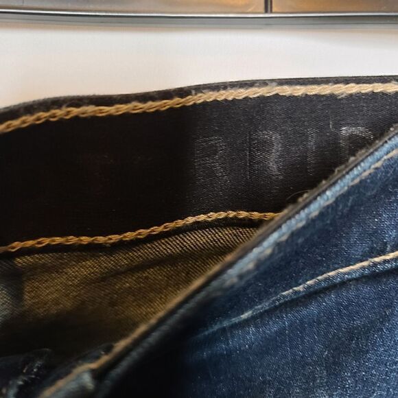 30W Torrid Sky High Skinny Jean Dark Wash Premium Comfort Step Hem Stretch Waist - Picture 8 of 12